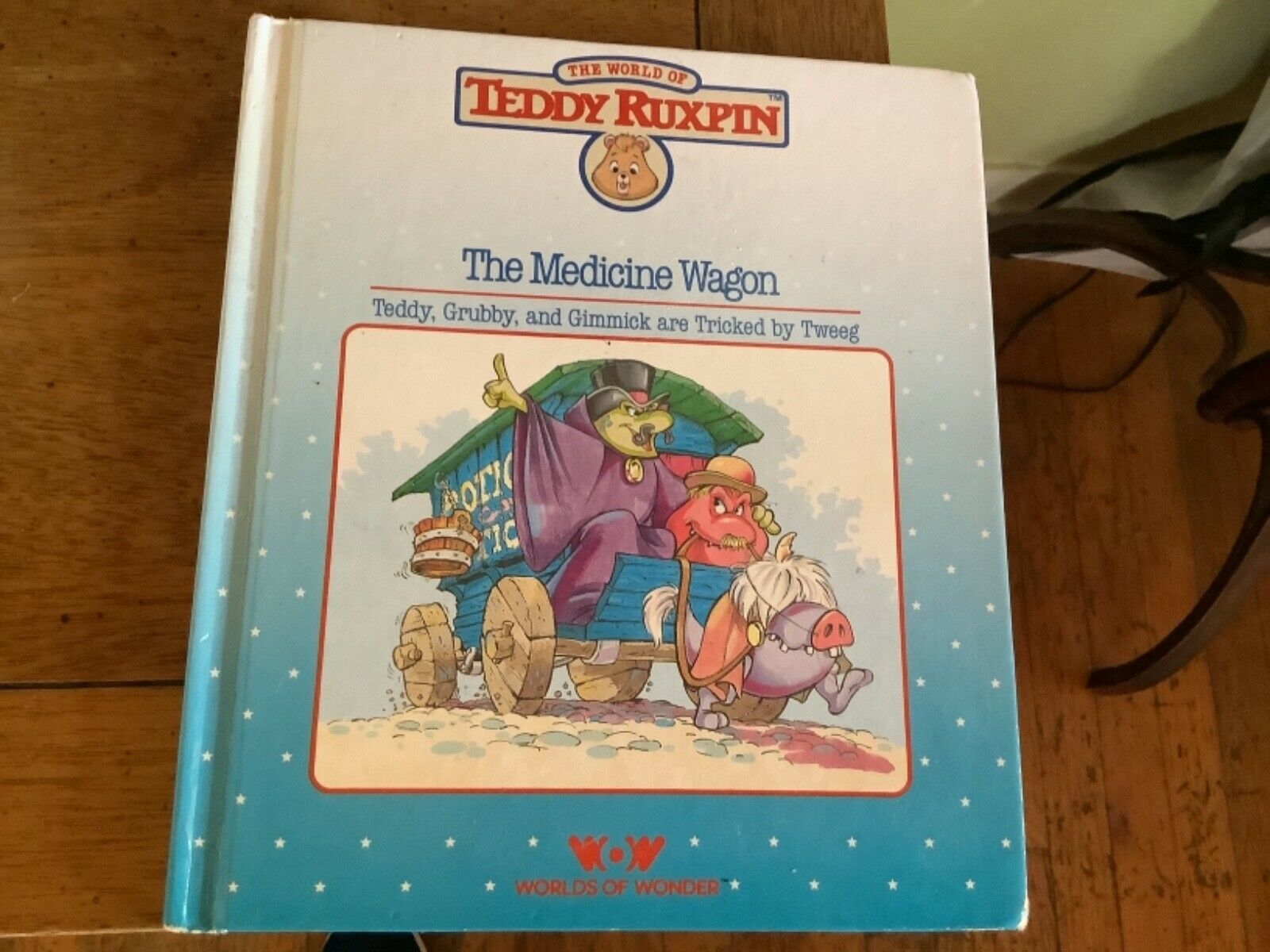 Vintage Teddy Ruxpin The Medicine Wagon Book 1985  Worlds of Wonder