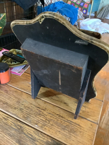 Vintage Victorian 1890s Photo picture  Album with Stand Mirror