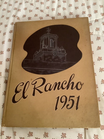Vintage Texas College A&I University Kingsville 1951  El Rancho Yearbook annual