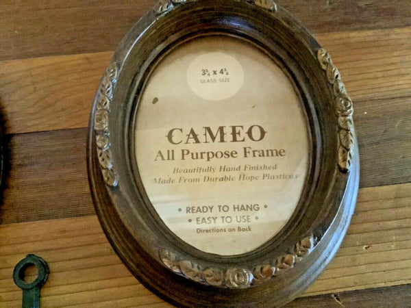 3 lot VTG CAMEO ALL PURPOSE OVAL PICTURE FRAMEs