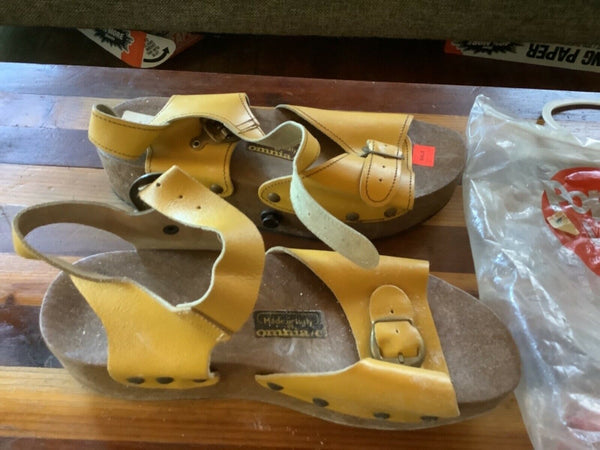 ULTRA RARE Vtg Omnia C “pop out” Convertible Sandals (Roller Skates) Italy 6 1/2