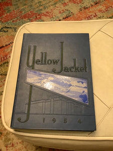 Vtg Denison High School Yellowjackets Texas 1954  HS Yearbook Annual book