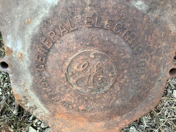 Vintage New York USA General Electric Meter Box Cover manhole
