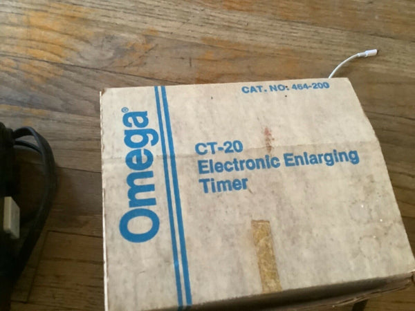 Vintage Omega CT20 Audible Photo Photograph Enlarging Timer  #464-200 Dark Room