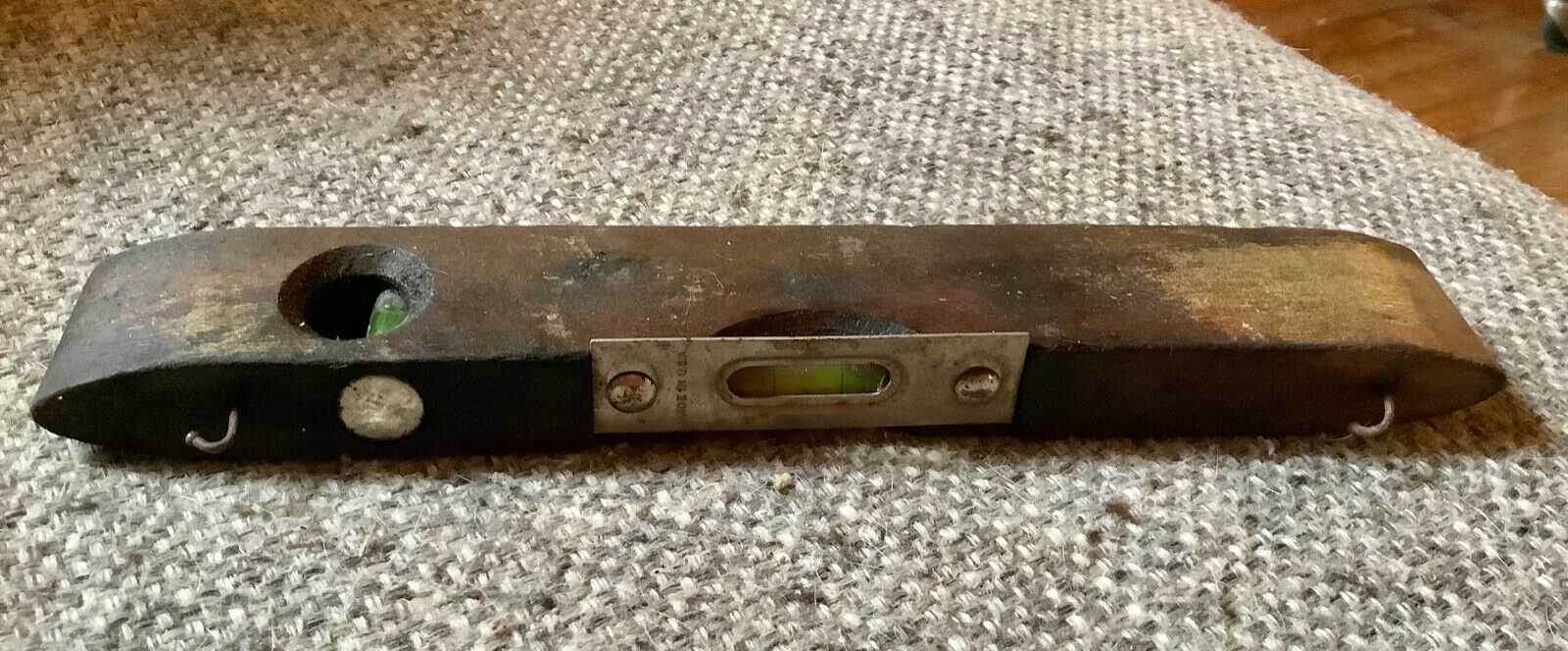 Vintage STANLEY HANDYMAN No. H1292 Wood wooden Torpedo Level