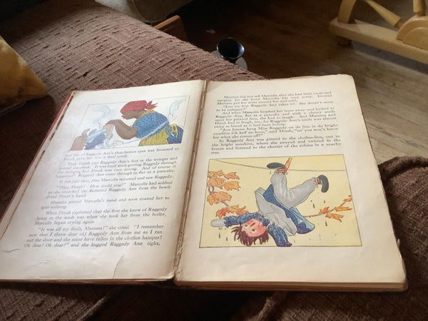 RAGGEDY ANN STORIES 1918 by JOHNNY GRUELLE book Vtg antique