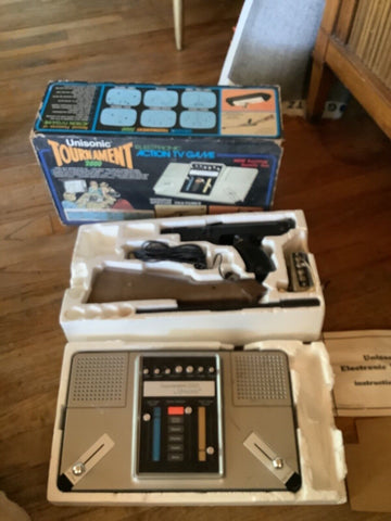 Vintage Unisonic Tournament 2000 Electronic Action TV  Game, as-is, untested