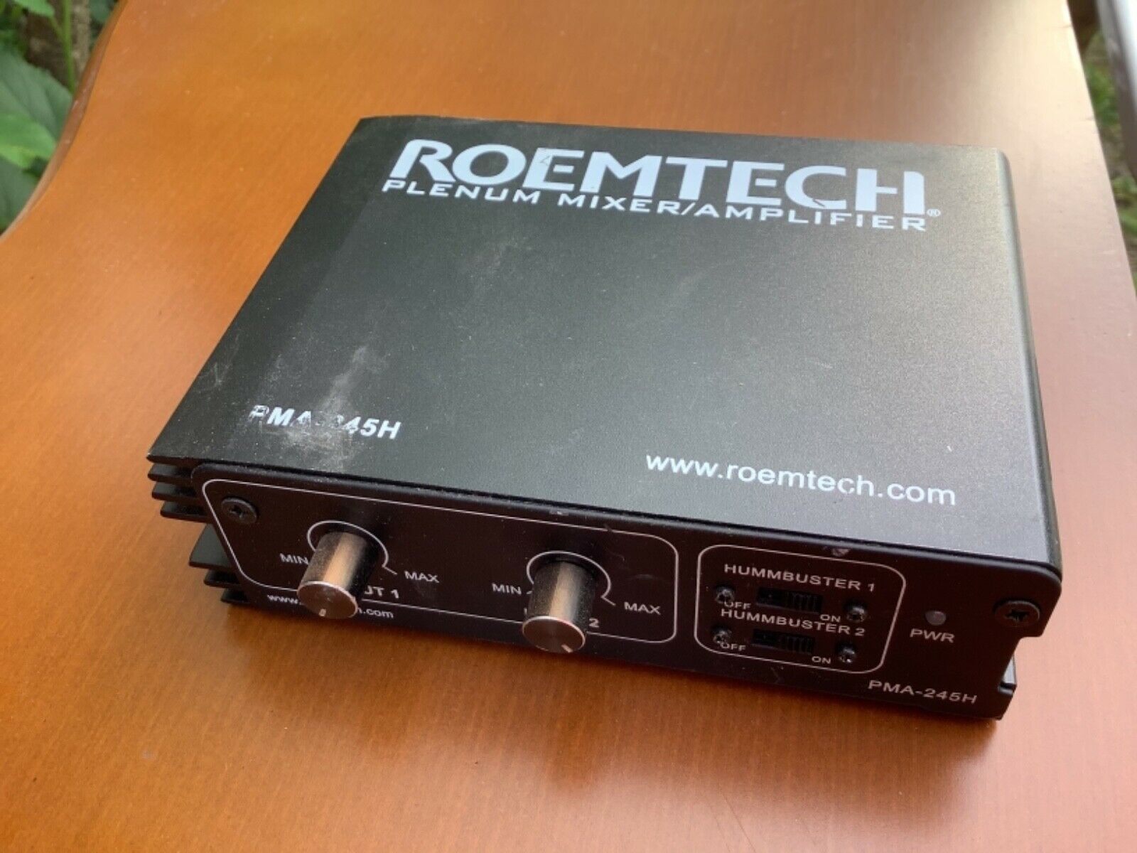 ROEMTECH Plenum Mixer Amplifier PMA-245H 45W 4Ohm Stereo Amp C2G TESTED