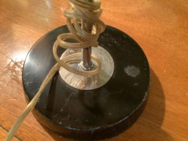 Vintage Mid Century Sonneman Counter Weight Black Eyeball Desk Lamp Orb Large