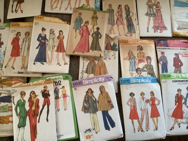 Lot Of 57 VTG 60s 70s Sewing dress Patterns Simplicity MCCall’s Butterick