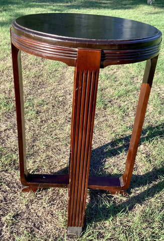 Vintage antique wood wooden bentwood Art Deco Accent Table End side Table