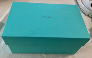 Tiffany and Co signature Blue Large Empty Box 6.5x13 x 8 Storage Shoes Vase Big