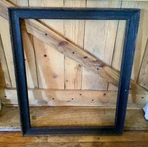 Vtg farmhouse Rustic Wooden wood Picture Frame Vintage