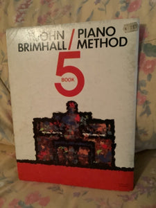 The John Brimhall Piano Method Book 5 Vintage Instructional Lesson Book~1983 T5