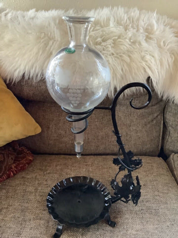 Vitra Ges Gesch wrought iron wine aerator vintage