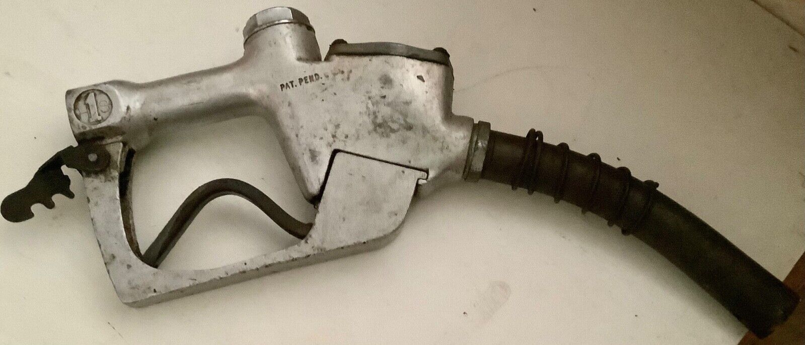 Vintage Antique  Gas Pump Nozzle Handle H 1 S