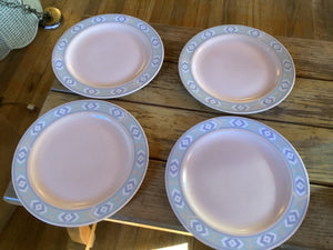 Vtg lot Treasure Craft SOUTHWEST Set of 4 Dinner Plates 10 5/8” Japan
