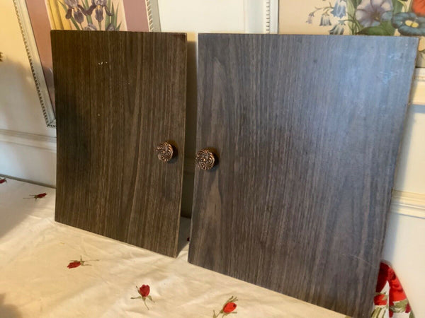 Vtg Mid-Century Modern Record Vinyl LP Cabinet Chest replacement sliding doors