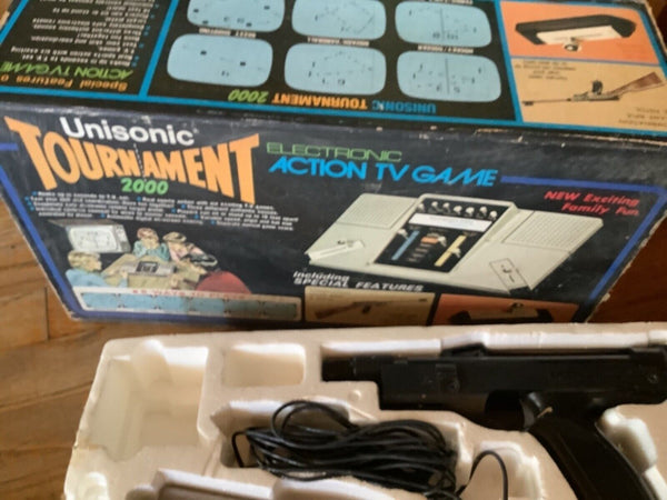 Vintage Unisonic Tournament 2000 Electronic Action TV  Game, as-is, untested