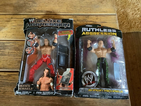 WWE ELITE SHAWN MICHAELS Deluxe RUTHLESS AGGRESSION MATTEL NIB action figures