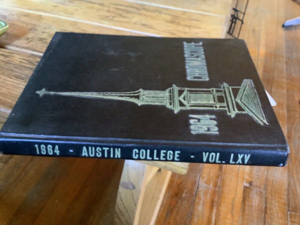 Vtg Austin College Sherman TX 1964 Chromascope Annual Yearbook book