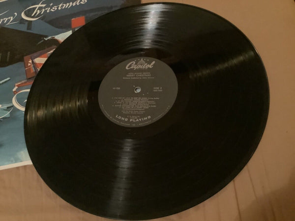 Jackie Gleason Merry Christmas Record LP  vinyl Capitol Records w-758