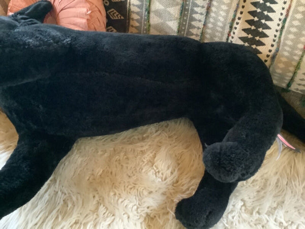 Jumbo Giant plush stuffed Black Labrador Dog  animal