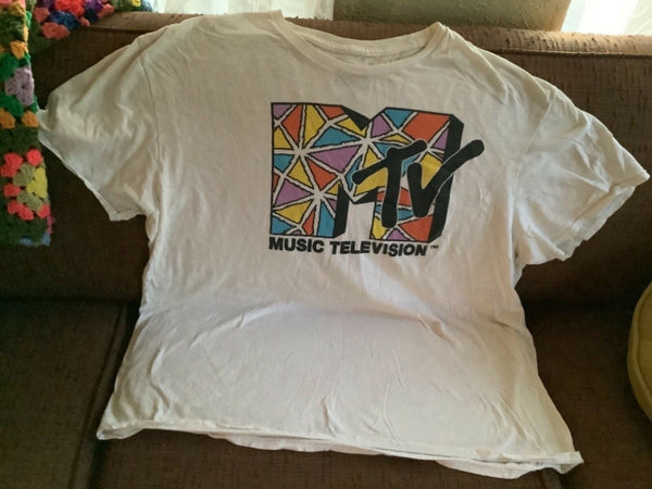Vintage MTV Shirt T-shirt TV show Xl music television