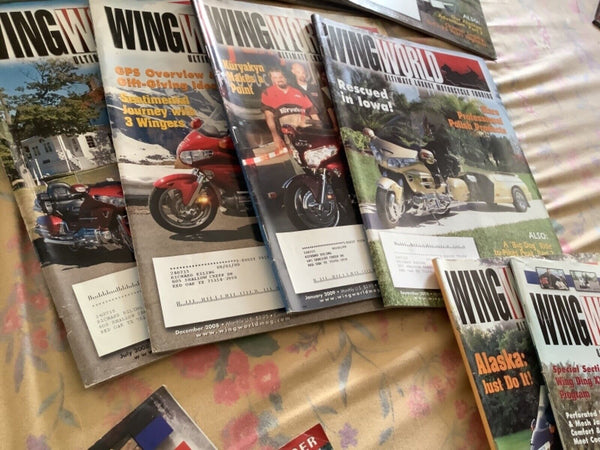 Wingworld Magazine November  2004-2009 gold Wing  motorcycle lot of 23