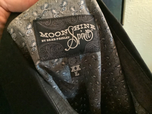 Moonshine Spirit by Brad Paisley Men's 2XL (XXL)  Snap Button Western Shirt