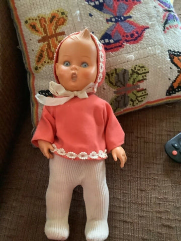 Vintage Hummel-Goebel  V-104 Girl baby Doll west Germany clothes