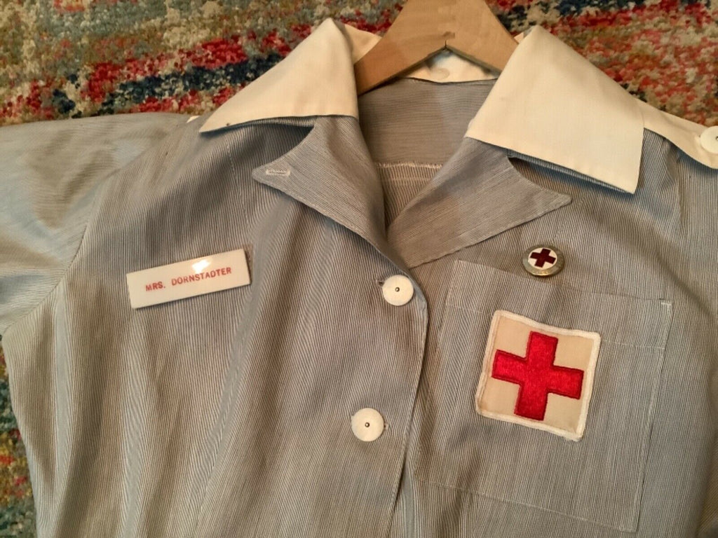 Nurse Cap: American Red Cross Volunteer C by Normadeane Armstrong