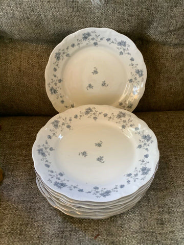 Johann Haviland Blue Garland Traditions Fine China Dinner Plate Set of 8