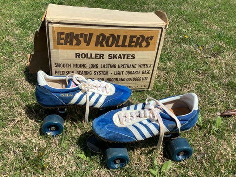 vintage shoes variflex easy rollers roller  skates 9 Men’s in box