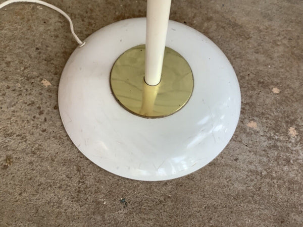 Vintage Mid Century Modern Atomic Bullet cone Shade Light Adjustable Floor Lamp