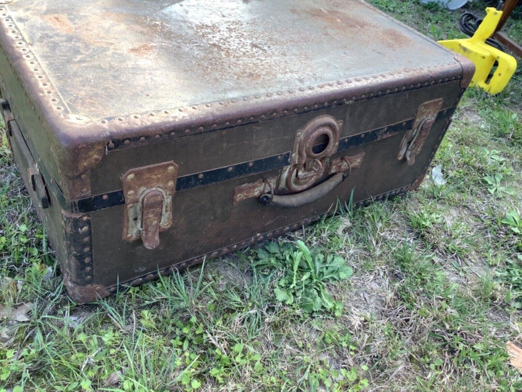 WW II Military Trunk / Foot Locker by Shwayder Brothers – Reduced