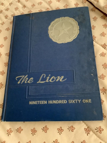 1961 Gainsville Texas college Yearbook book annual The Lion