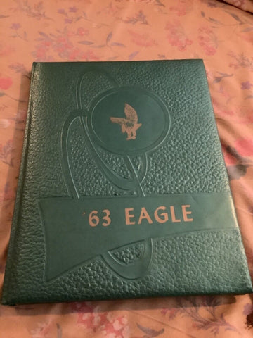 Vintage 1963 63 Valley Mills Texas High School Yearbook Annual Eagle