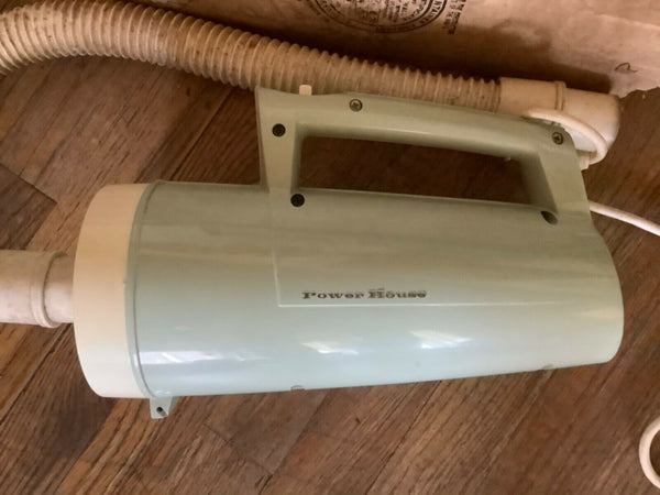 Vintage Power House Edison Mcgraw Electric Portable Vacuum Cleaner Works  & box