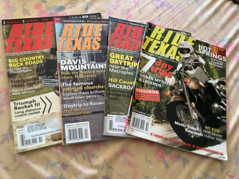 Ride Texas 2005 2007 Hot Springs Hill Country Motorcycle  magazines lot 4