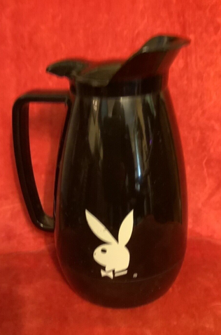 Vintage PLAYBOY BUNNY THERMO SERV Insulated Coffee Carafe Plastic Made in USA
