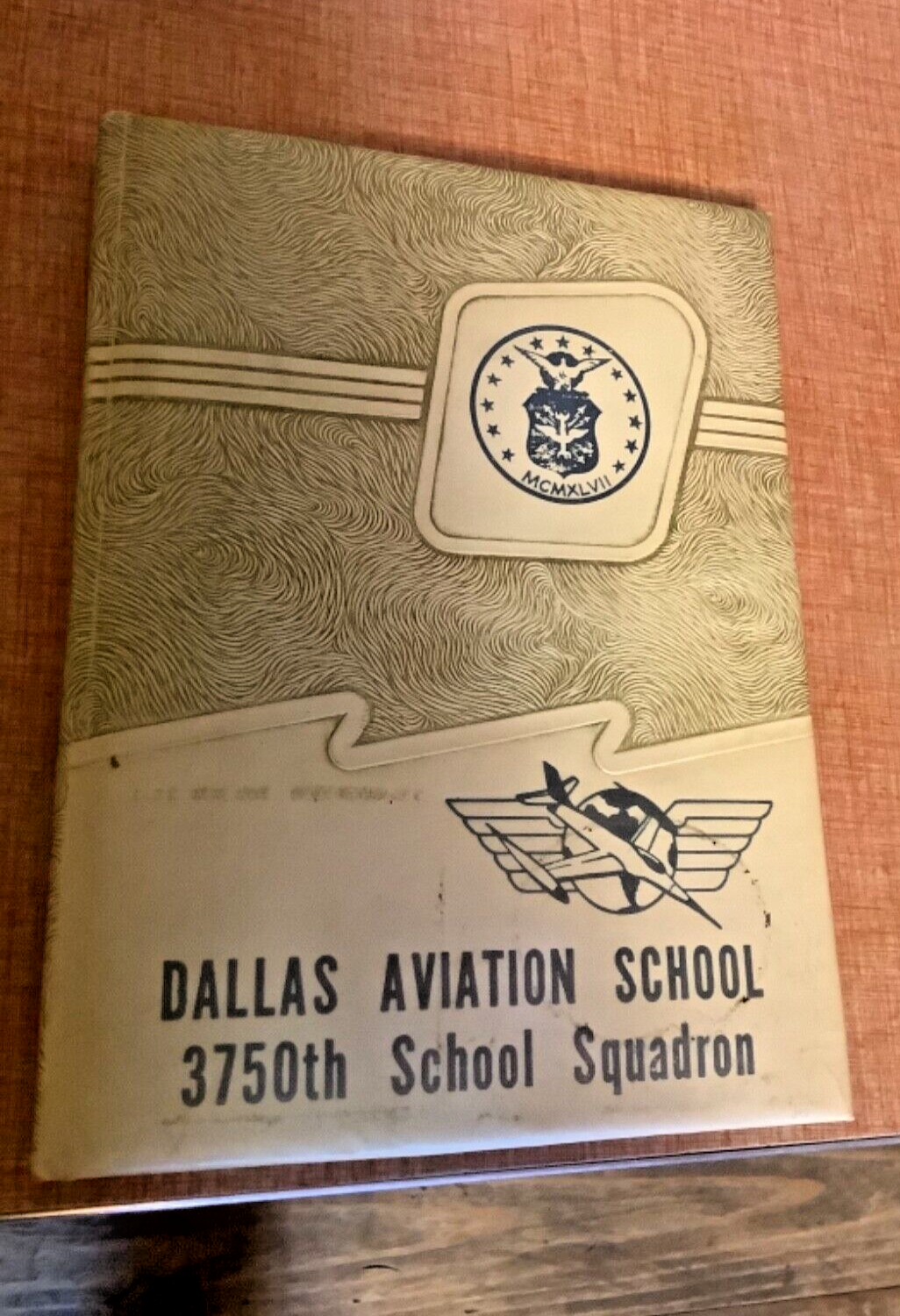Vtg Dallas Texas Lovefield Aviation School Yearbook Annual 3750th squadron