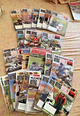 Wingworld Magazine November  2004-2009 gold Wing  motorcycle lot of 23
